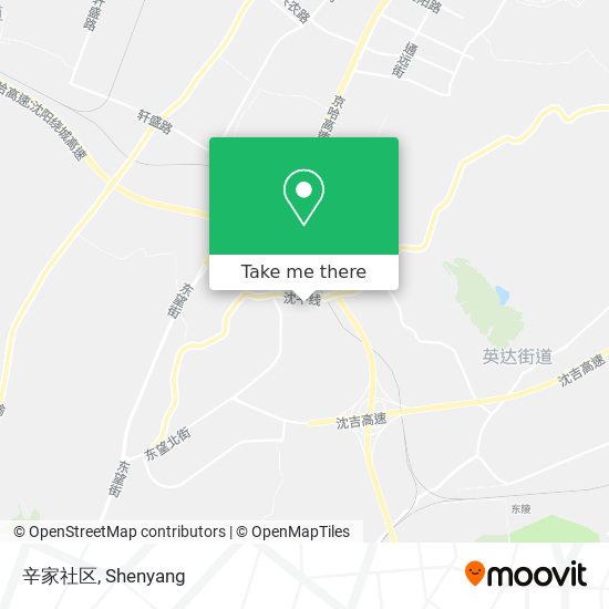 辛家社区 map