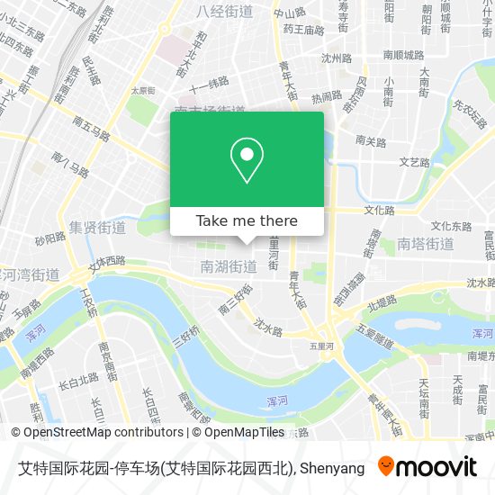 艾特国际花园-停车场(艾特国际花园西北) map