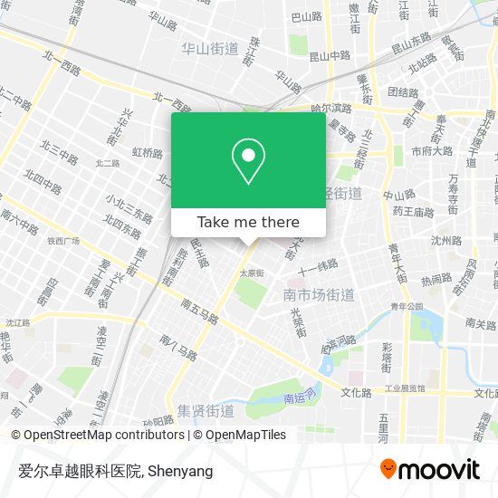 爱尔卓越眼科医院 map