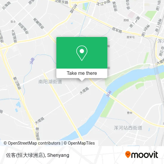 佐客(恒大绿洲店) map