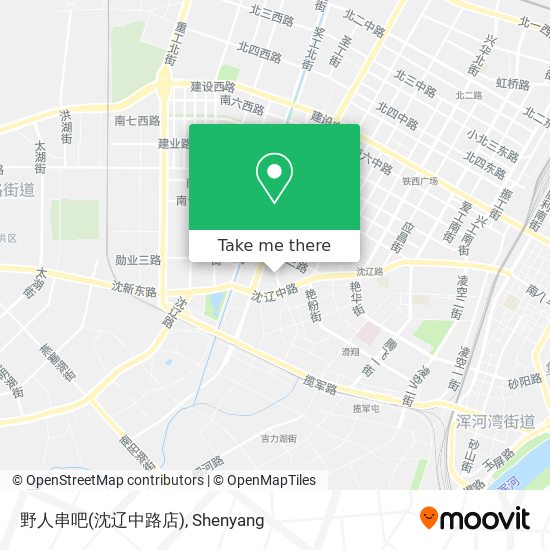 野人串吧(沈辽中路店) map