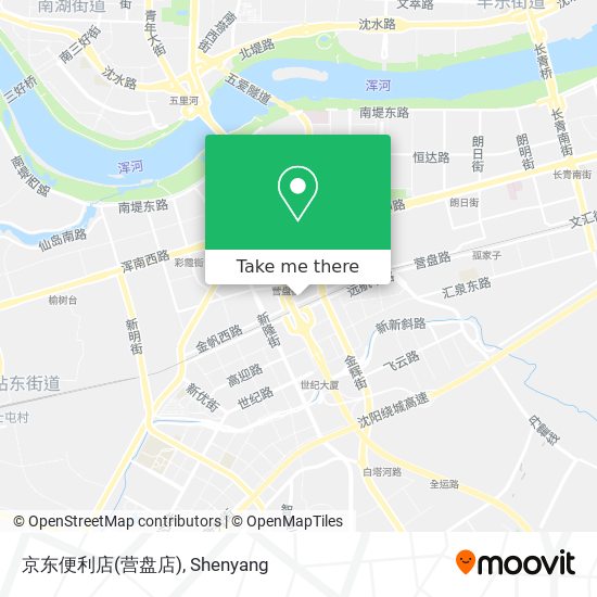 京东便利店(营盘店) map