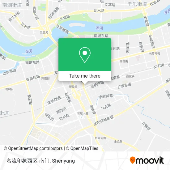 名流印象西区-南门 map
