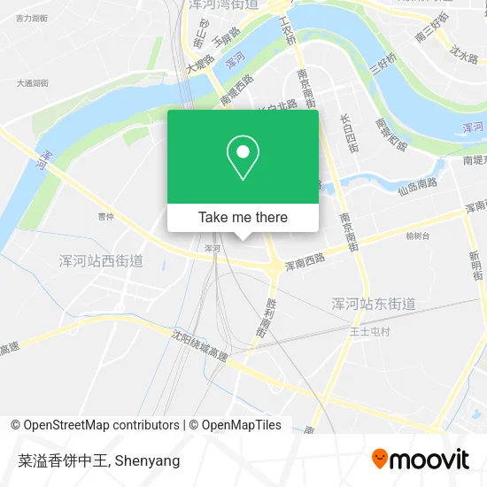 菜溢香饼中王 map