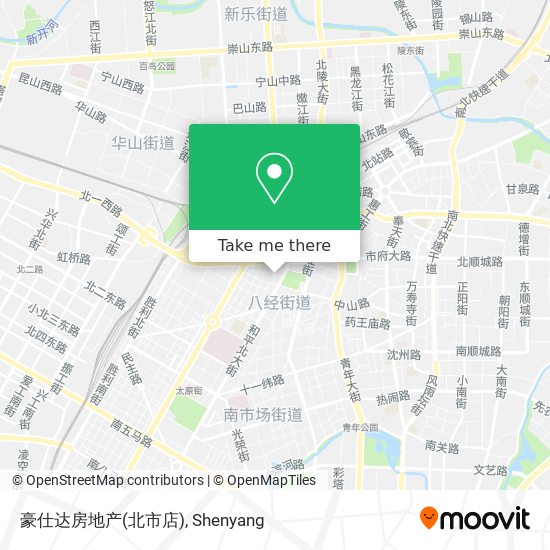 豪仕达房地产(北市店) map