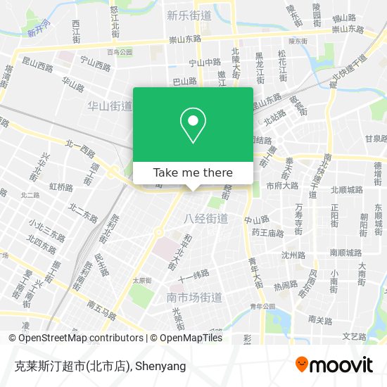 克莱斯汀超市(北市店) map