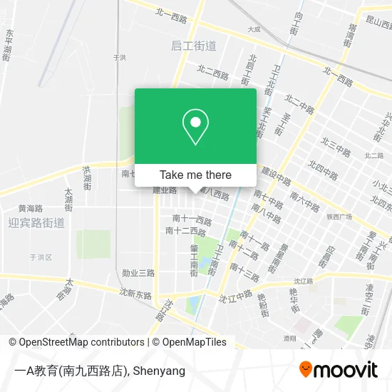 一A教育(南九西路店) map