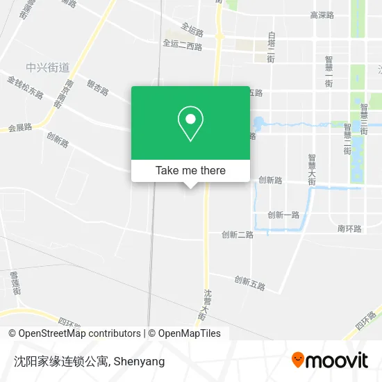 沈阳家缘连锁公寓 map