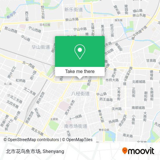 北市花鸟鱼市场 map