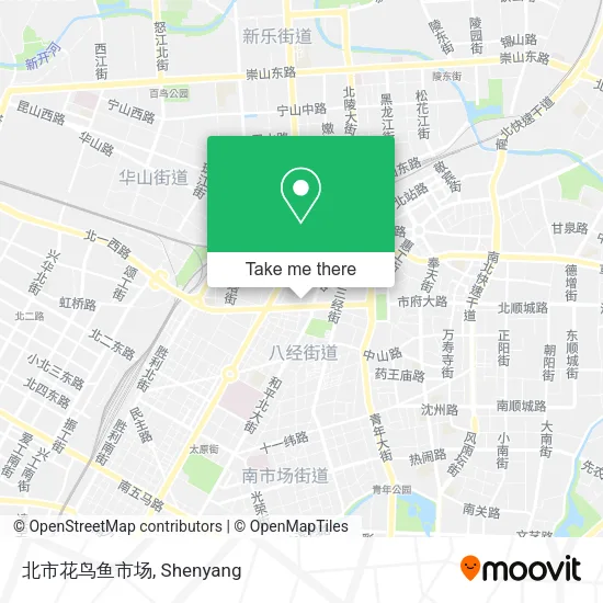 北市花鸟鱼市场 map