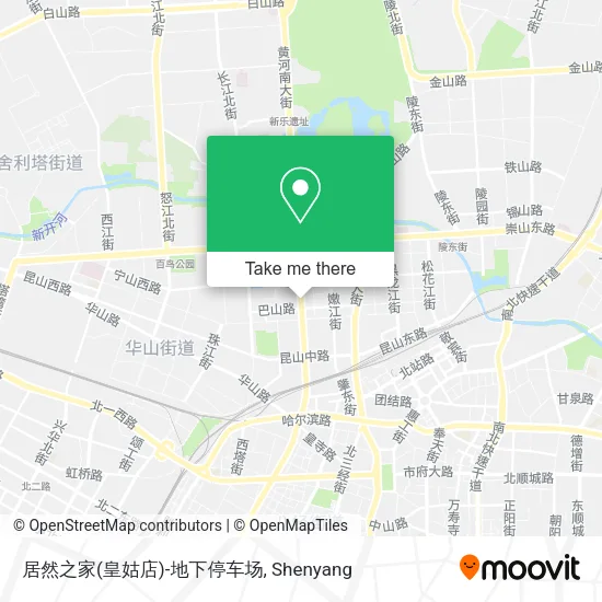 居然之家(皇姑店)-地下停车场 map