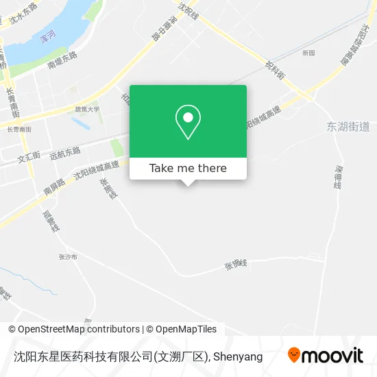 沈阳东星医药科技有限公司(文溯厂区) map