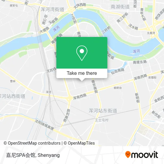 嘉尼SPA会馆 map