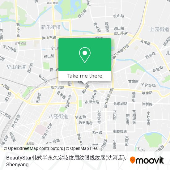 BeautyStar韩式半永久定妆纹眉纹眼线纹唇(沈河店) map