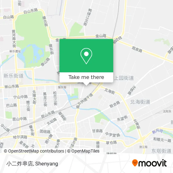 小二炸串店 map