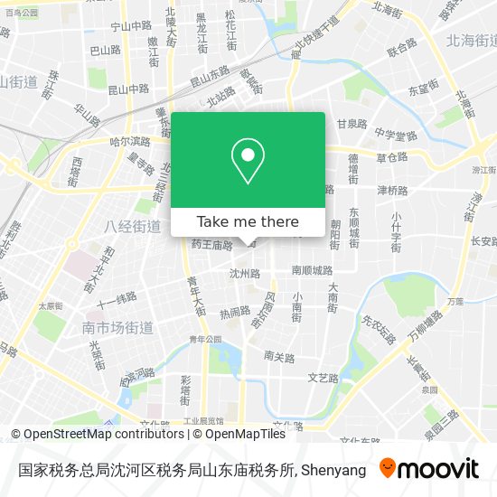 国家税务总局沈河区税务局山东庙税务所 map