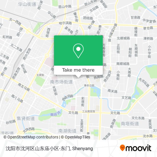 沈阳市沈河区山东庙小区-东门 map