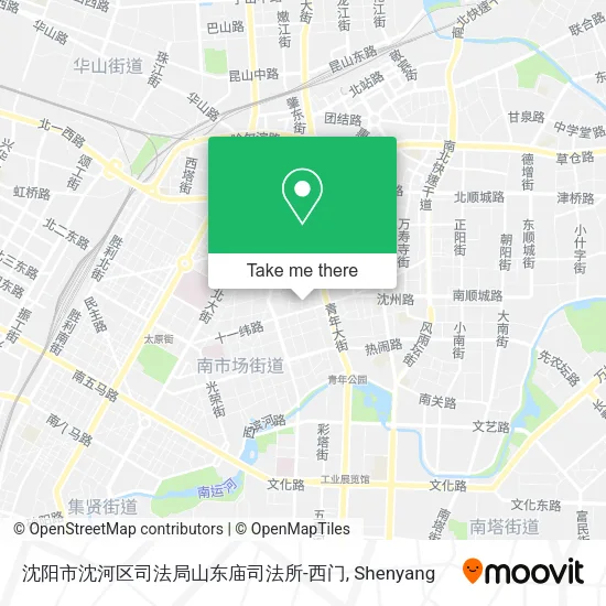 沈阳市沈河区司法局山东庙司法所-西门 map