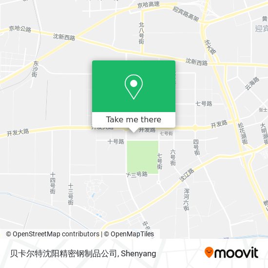 贝卡尔特沈阳精密钢制品公司 map