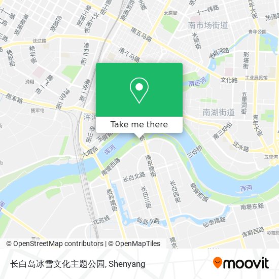 长白岛冰雪文化主题公园 map