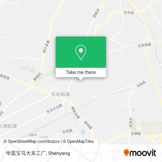 华晨宝马大东工厂 map