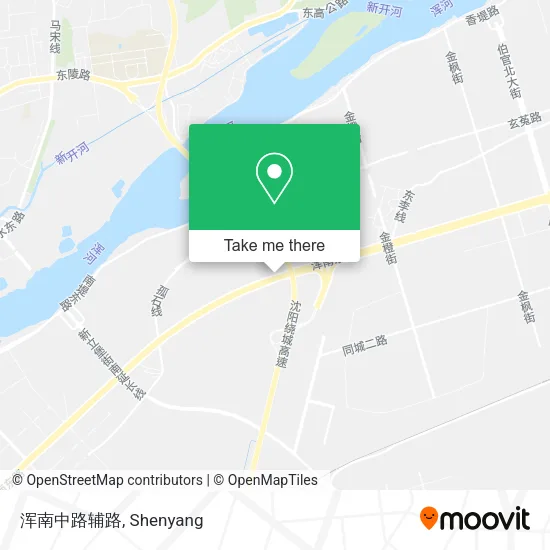 浑南中路辅路 map