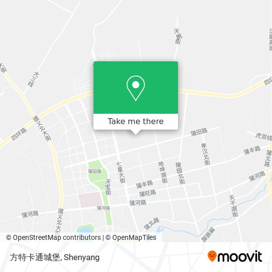 方特卡通城堡 map