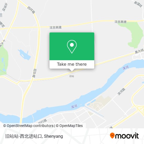 旧站站-西北进站口 map