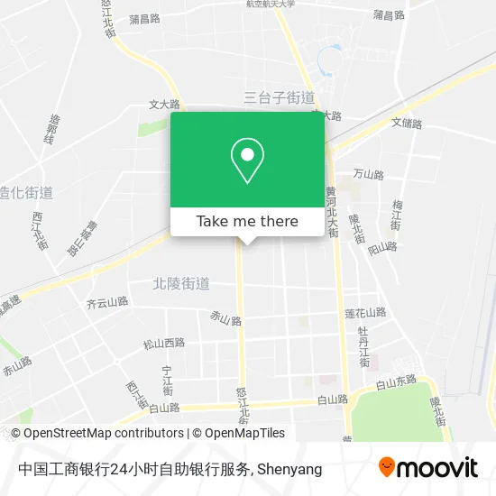 中国工商银行24小时自助银行服务 map
