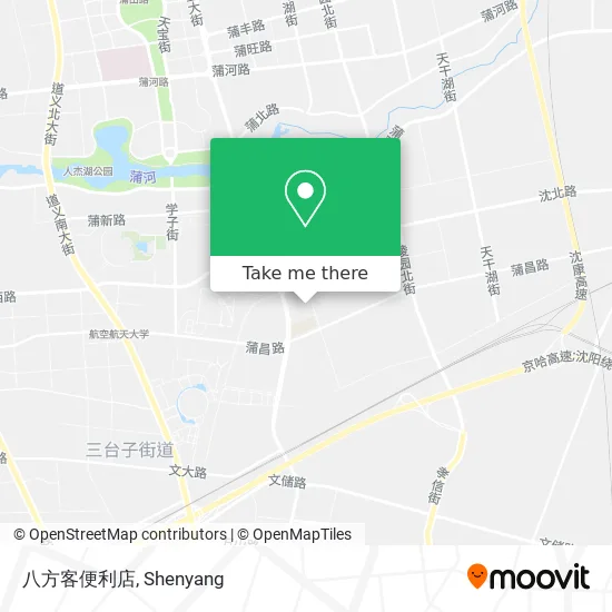 八方客便利店 map