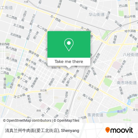 清真兰州牛肉面(爱工北街店) map