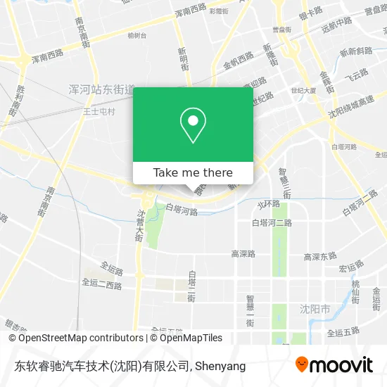 东软睿驰汽车技术(沈阳)有限公司 map