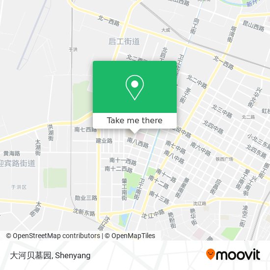 大河贝墓园 map