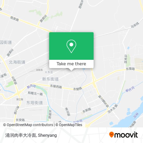 涌润肉串大冷面 map