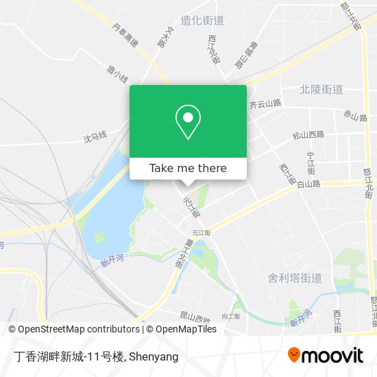 丁香湖畔新城-11号楼 map