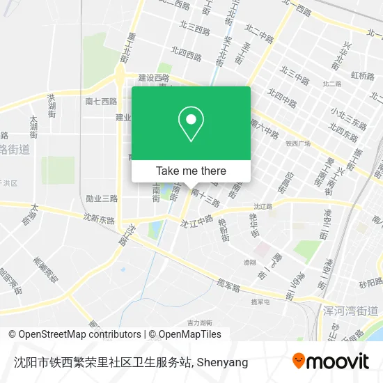 沈阳市铁西繁荣里社区卫生服务站 map