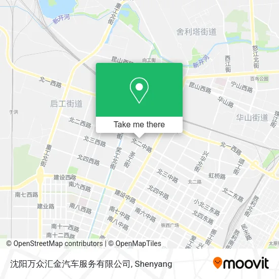 沈阳万众汇金汽车服务有限公司 map