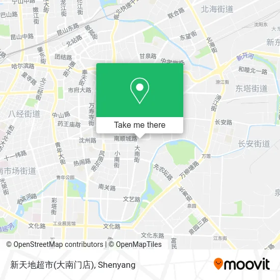 新天地超市(大南门店) map