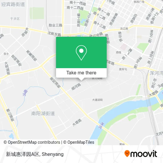 新城惠泽园A区 map