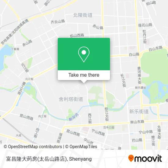 富昌隆大药房(太岳山路店) map