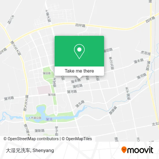大湿兄洗车 map