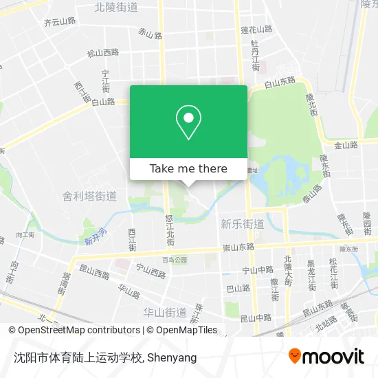沈阳市体育陆上运动学校 map