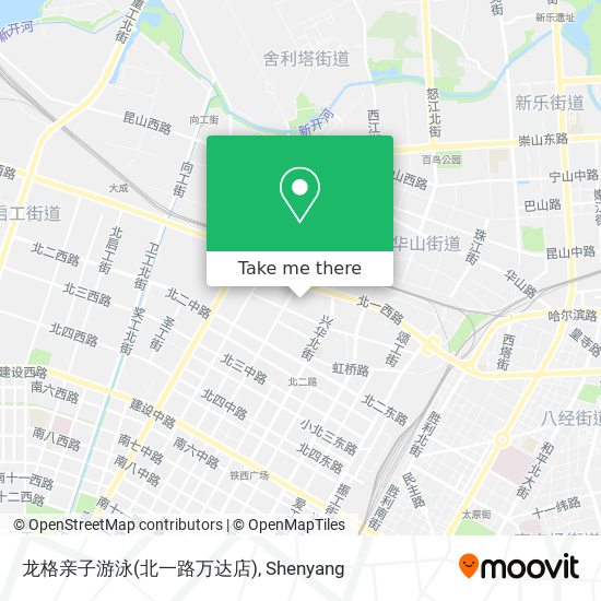 龙格亲子游泳(北一路万达店) map