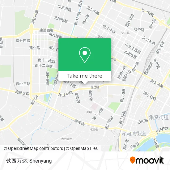 铁西万达 map