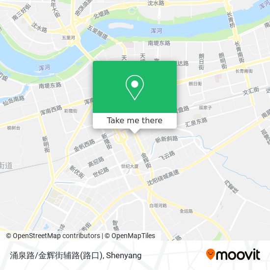 涌泉路/金辉街辅路(路口) map