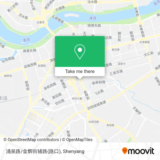 涌泉路/金辉街辅路(路口) map
