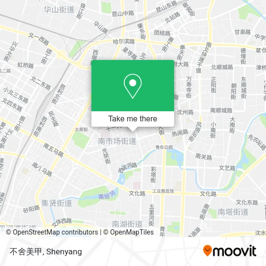 不舍美甲 map