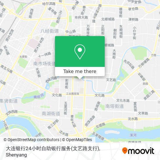 大连银行24小时自助银行服务(文艺路支行) map