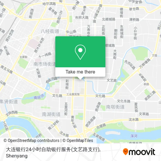 大连银行24小时自助银行服务(文艺路支行) map