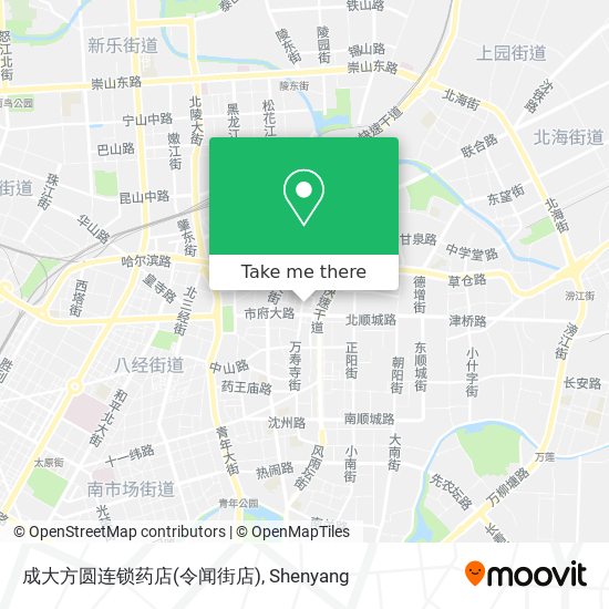 成大方圆连锁药店(令闻街店) map